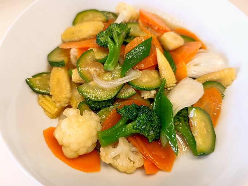 Tumisan Sayuran, légumes sautés, cuisine indonésienne à domicile en Gruyère
