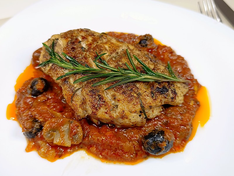 Poulet Cacciatore, cuisine italienne à domicile en Gruyère