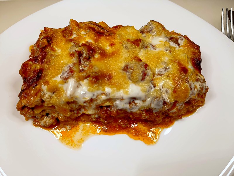 Lasagnes au ragù faites maison, cuisine italienne à domicile à Bulle