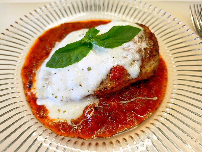 Poulet à la pizzaiola, cuisine italienne à domicile en Gruyère
